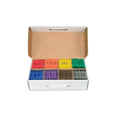 Dixon Ticonderoga Dixon Prang Crayons Master Pack, Assorted Colors, 800/Box 32350